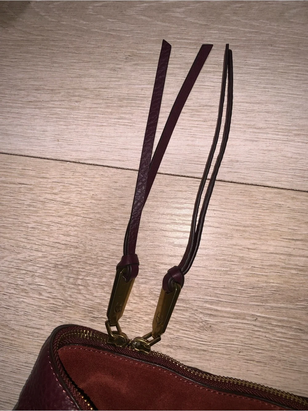 Etienne Aigner Moda Hobo Bag Burgundy Suede & Leather 100% Genuine Leather